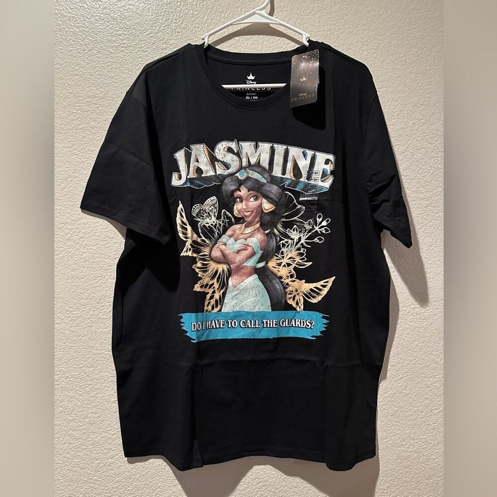 NWT Disney Princess Jasmine do I need to call the guards girlfriend tee M L XL